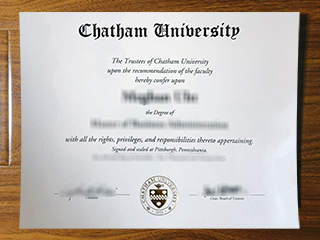 Chatham University diploma