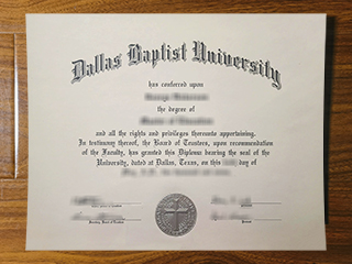 Dallas Baptist University diploma