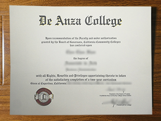 De Anza College diploma
