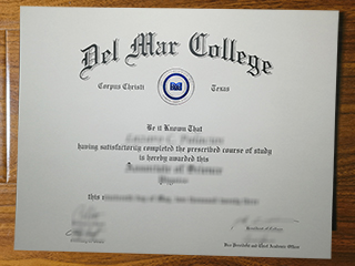Del Mar College diploma