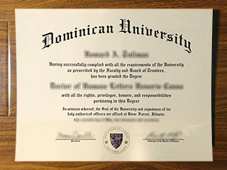 Dominican University diploma