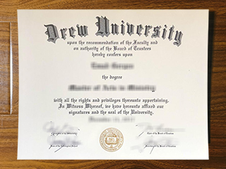 Drew University diploma