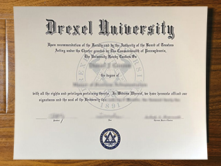 Drexel University diploma