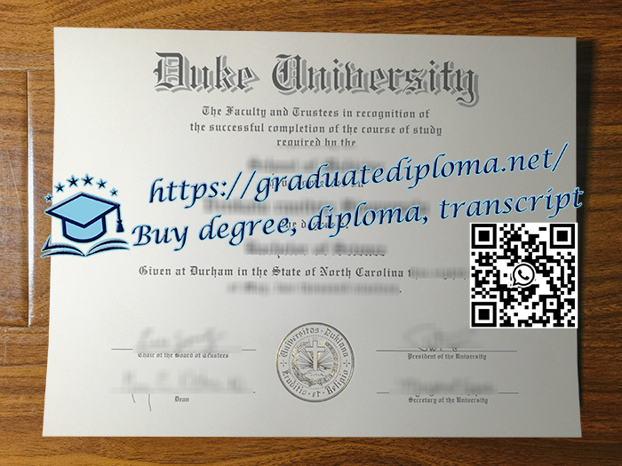 Duke University degree