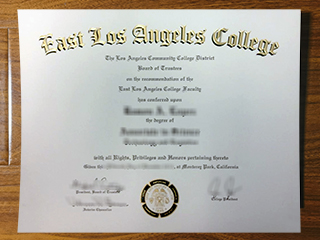 East Los Angeles College diploma