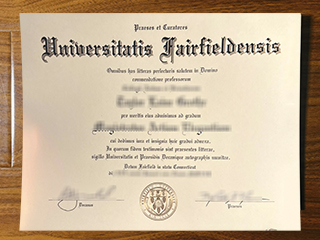 Fairfield University diploma