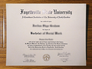 Fayetteville State University diploma