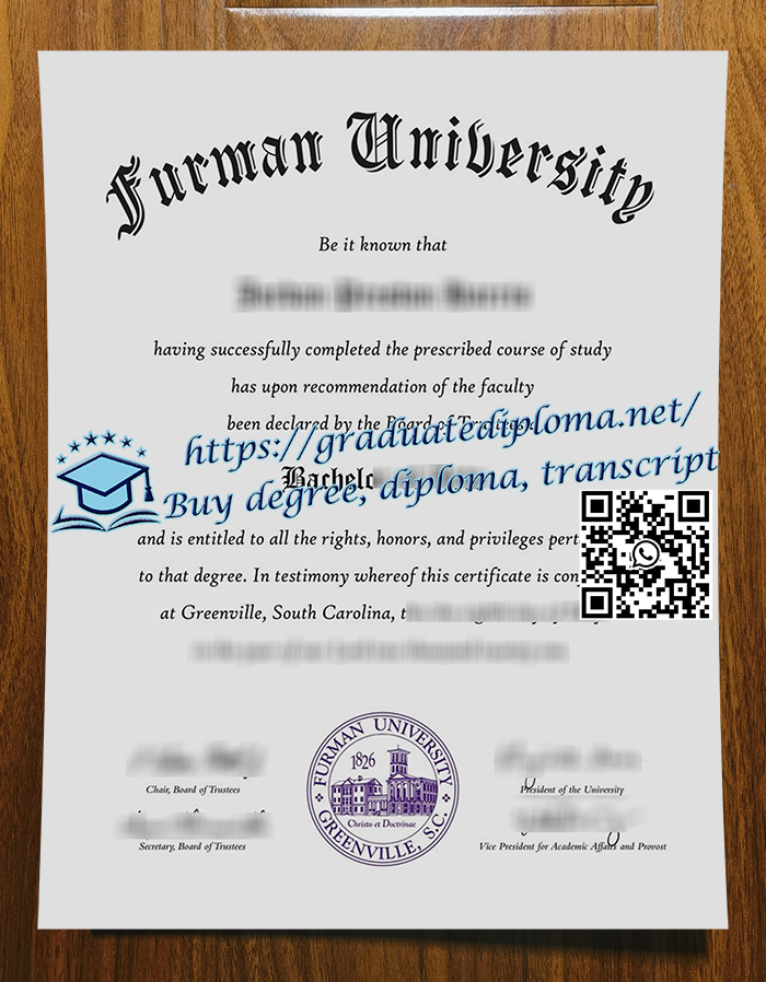 Furman University degree