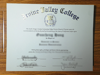 Irvine Valley College diploma