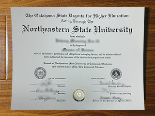 Northeastern State University diploma