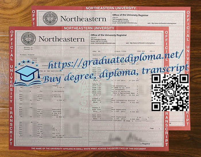 Northeastern-University-transcript
