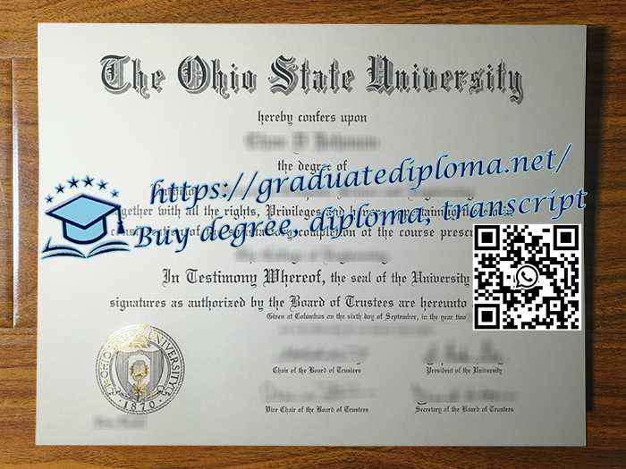 Ohio State University degree