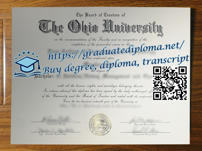 Ohio University degree
