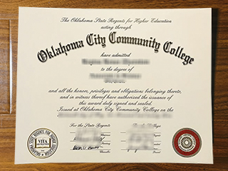 Oklahoma City Community College diploma