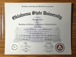 Oklahoma State University diploma