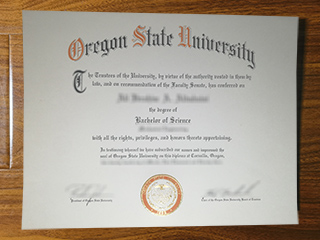 Oregon State University diploma