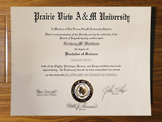 Prairie View A&M University diploma