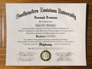 Southeastern Louisiana University diploma