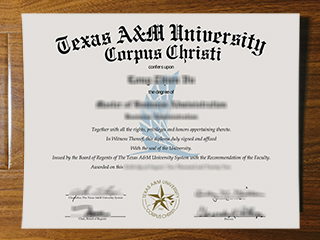 Texas A&M University Corpus Christi diploma