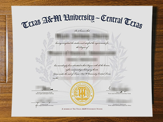 Texas A&M University–Central Texas diploma