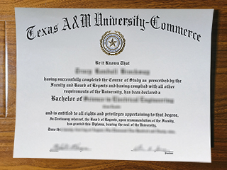 Texas A&M University–Commerce diploma