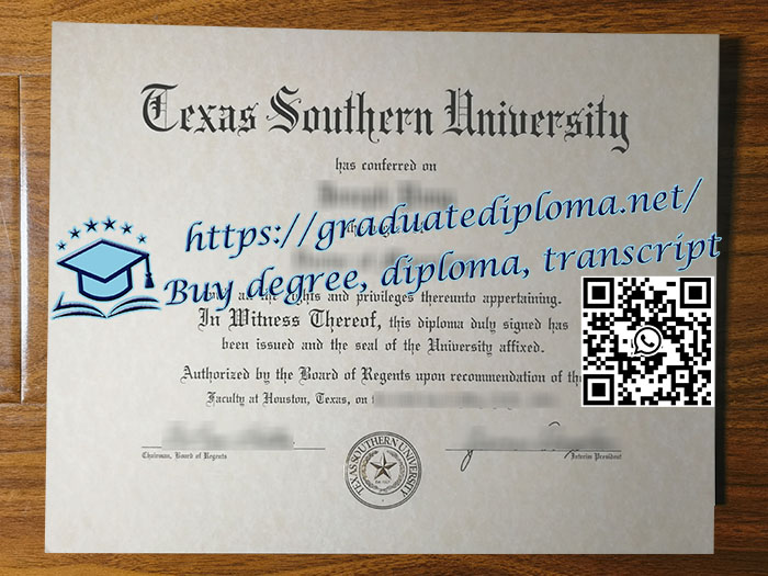 Texas Southern University degree