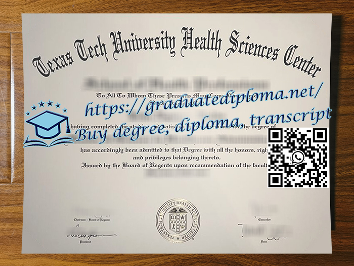 Texas Tech University Health Sciences Center degree