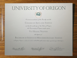 University of Oregon diploma