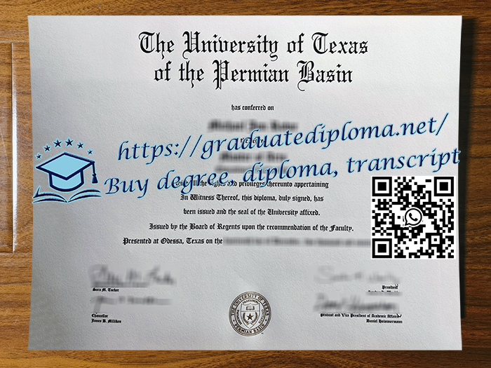 University of Texas Permian Basin degree