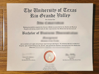 University of Texas Rio Grande Valley diploma