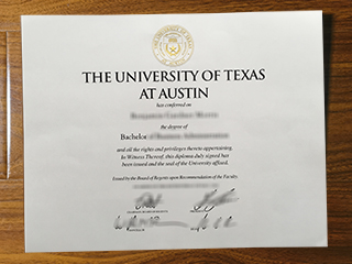 University of Texas at Austin diploma