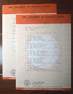University of Texas at Austin transcript