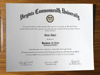 Virginia Commonwealth University diploma