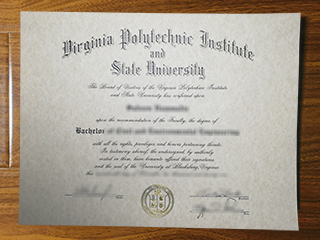 Virginia Tech diploma