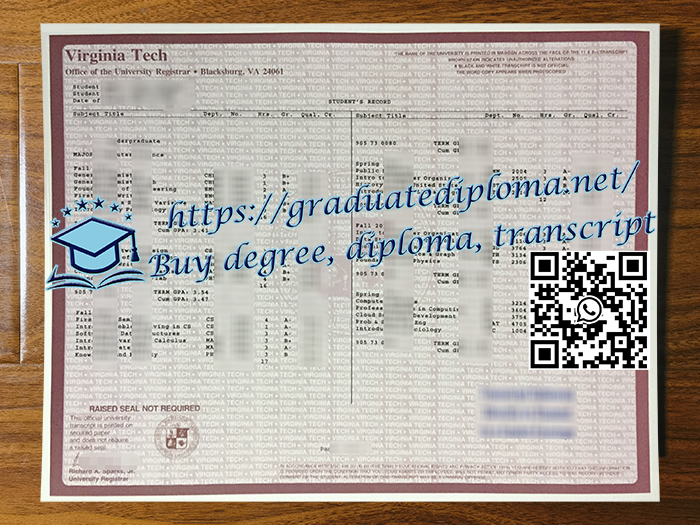 Virginia Tech transcript