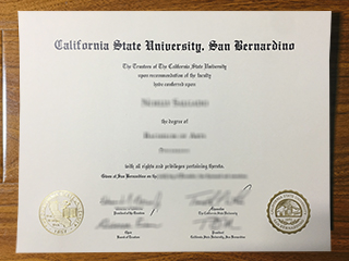 CSUSB diploma