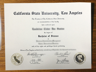 Cal State LA diploma