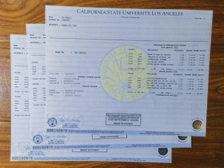 Cal State LA transcript