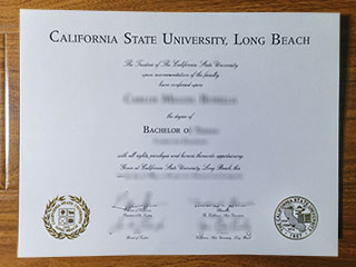 Cal State Long Beach diploma