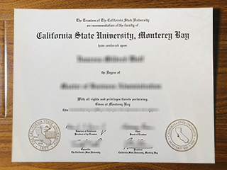 Cal State Monterey Bay diploma