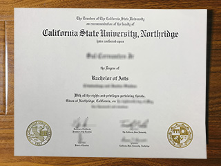 Cal State Northridge diploma