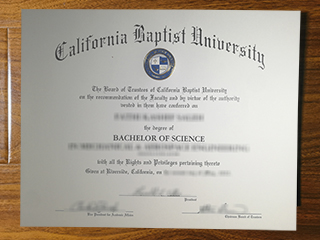 California Baptist University diploma