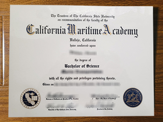 California Maritime Academy diploma