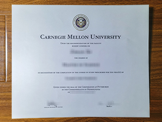 Carnegie Mellon University diploma