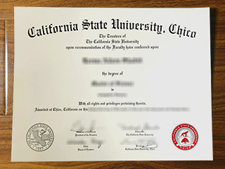 Chico State diploma