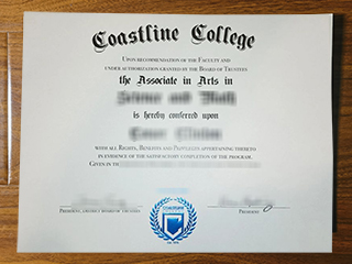 Coastline College diploma