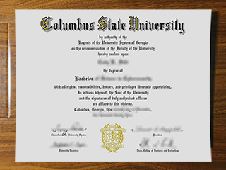 Columbus State University diploma