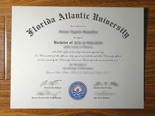 Florida Atlantic University diploma