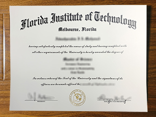 Florida Institute of Technology diploma