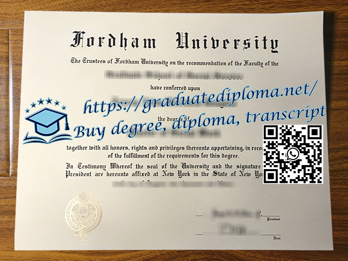 Fordham University degree